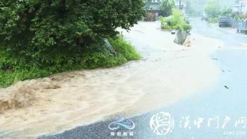 強(qiáng)降雨導(dǎo)致略陽縣部分鄉(xiāng)鎮(zhèn)山體塌方道路受損！