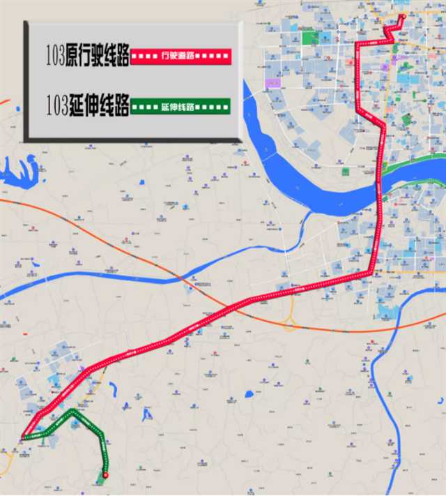 好消息‖1月1日起，103路和11路公交車線路延伸